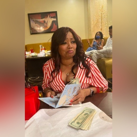 MINI DRESS: Yellow & White V Neck Striped Mini Dress w/Wrap & Ruffle Hem, NWOT - Picture 7 of 16